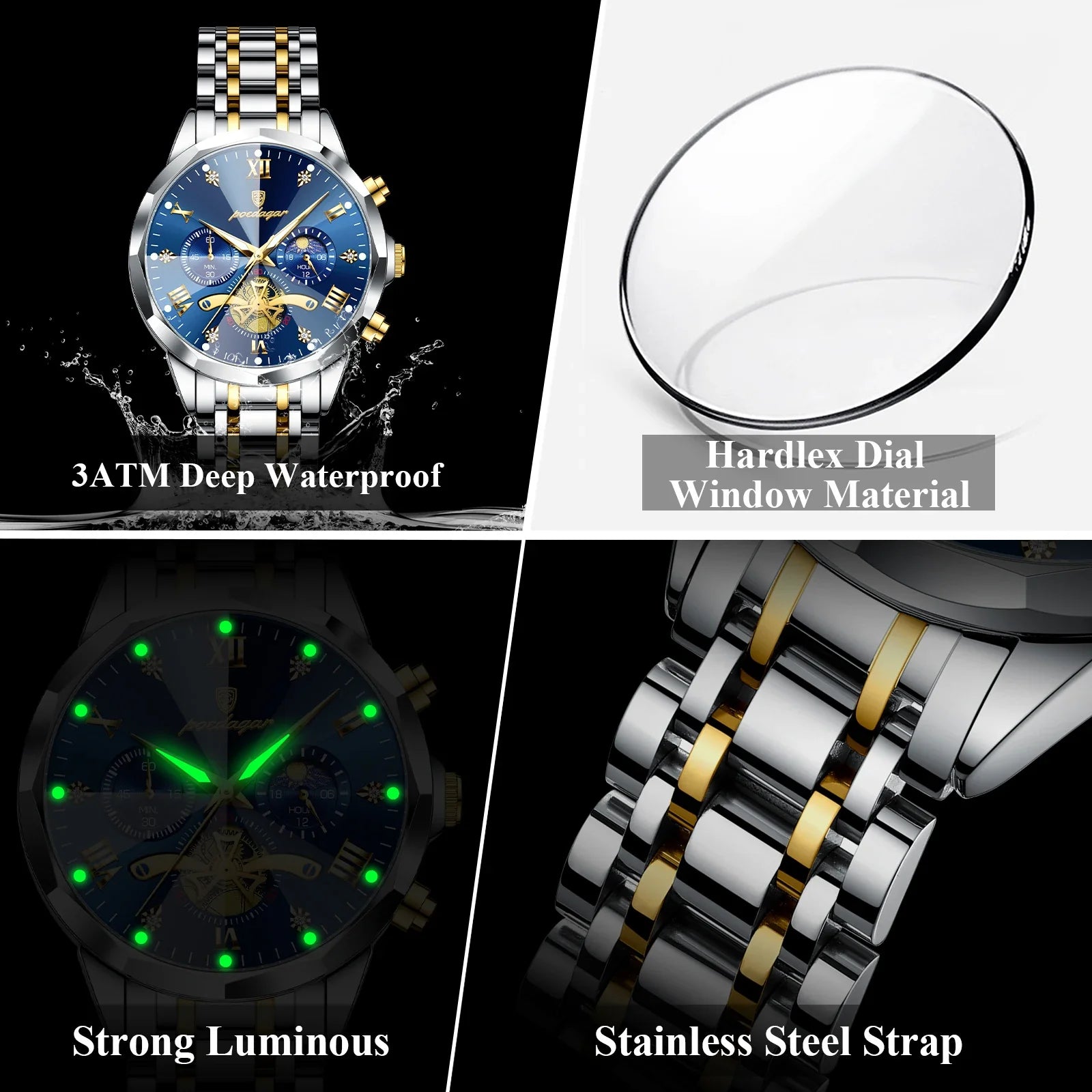 Timeless Waterproof Men's Watch