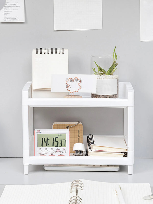 Double Layer Desk Organizer