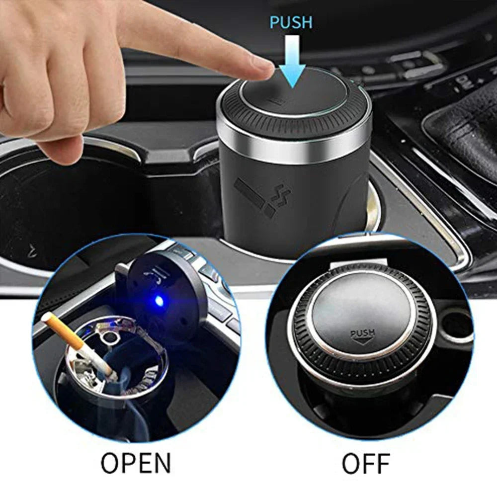 LED Smokeless Car Ashtray