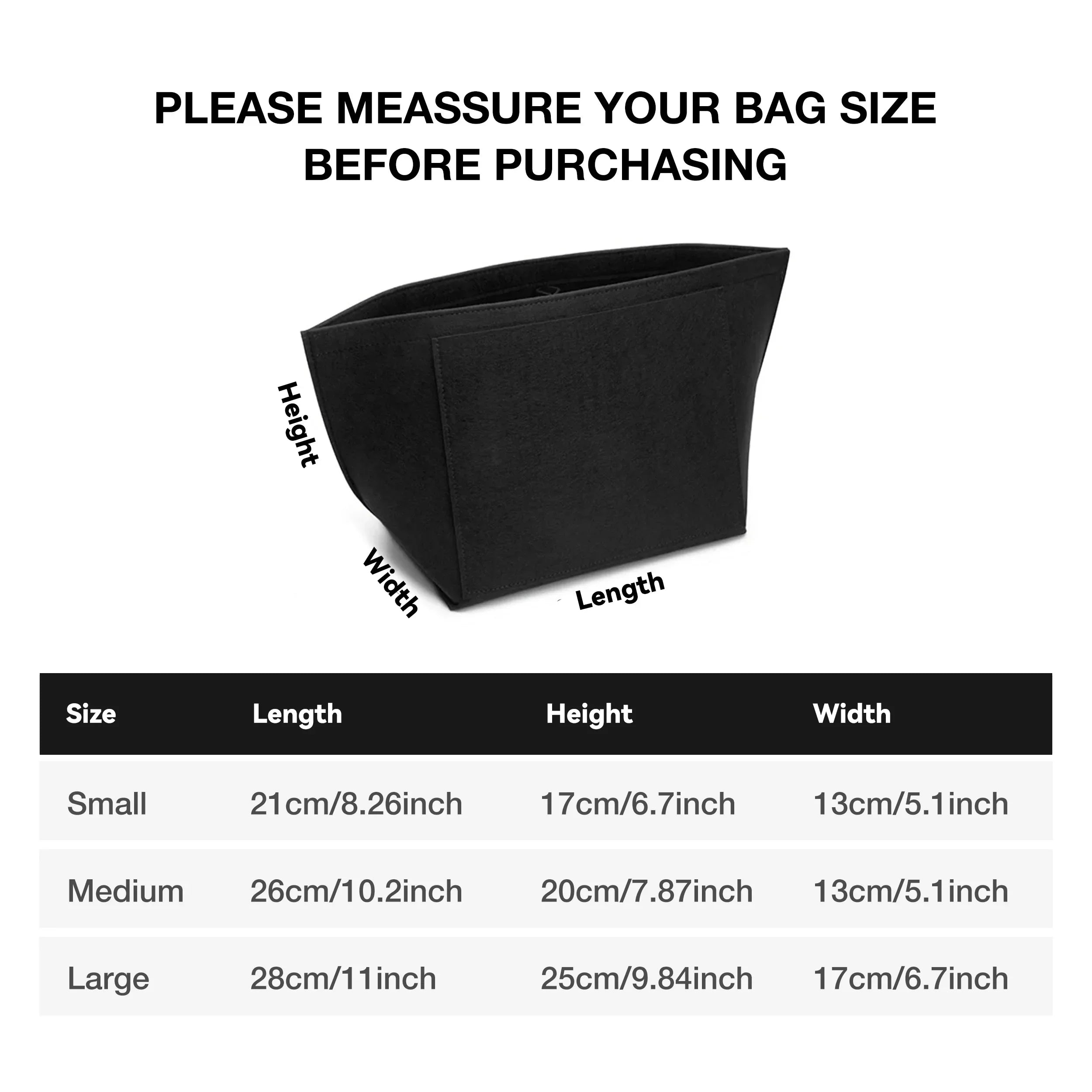 Smart Purse Organizer Insert
