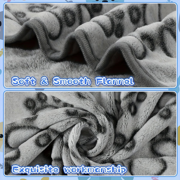 Cozy Cartoon Pet Blanket