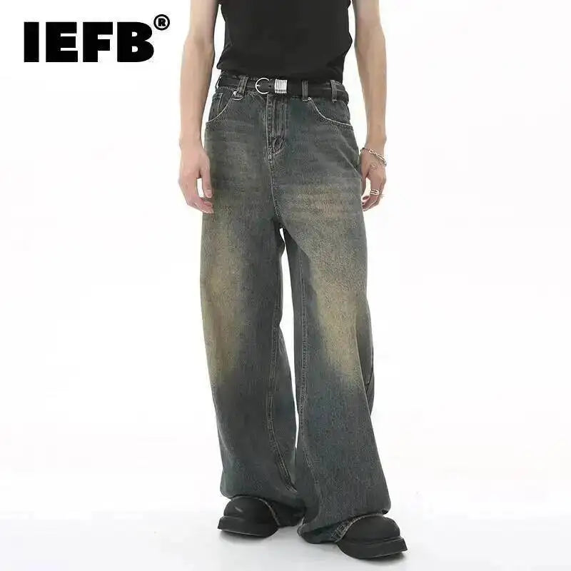 Casual Men's Wide Leg Jeans