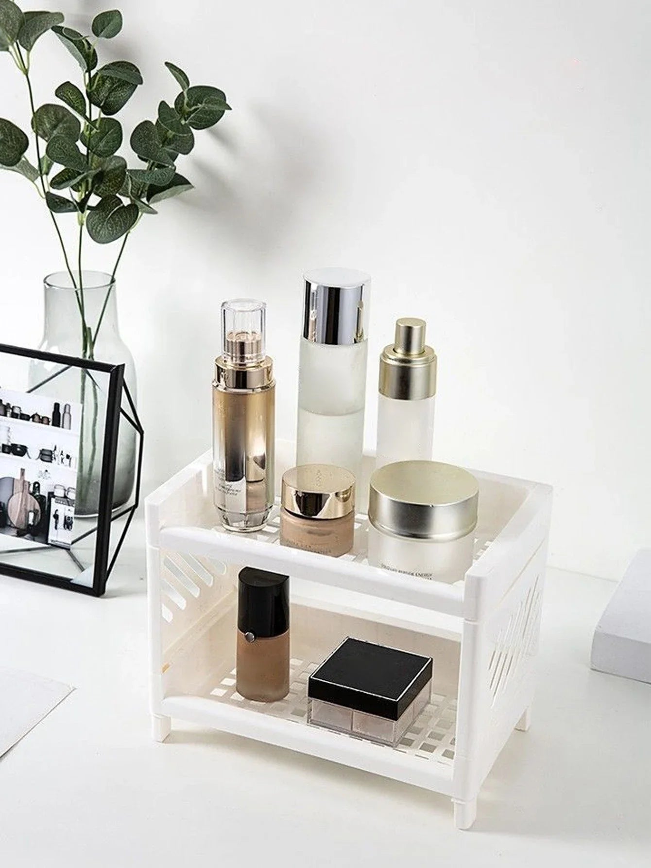 Double Layer Desk Organizer