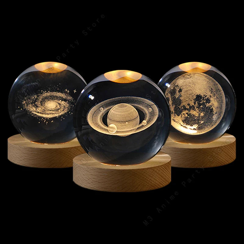 Glowing Galaxy Night Light