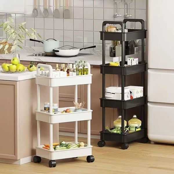 Easy-Access Kitchen Storage Trolley