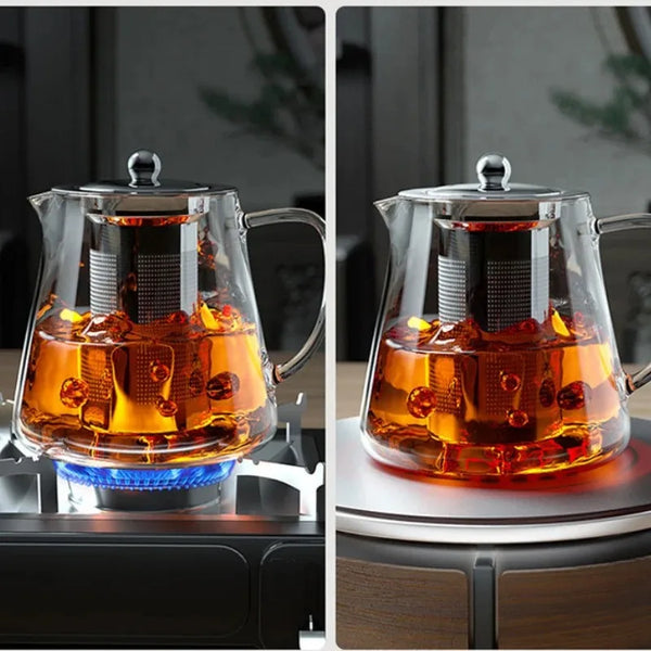 Elegant Glass Tea Kettle
