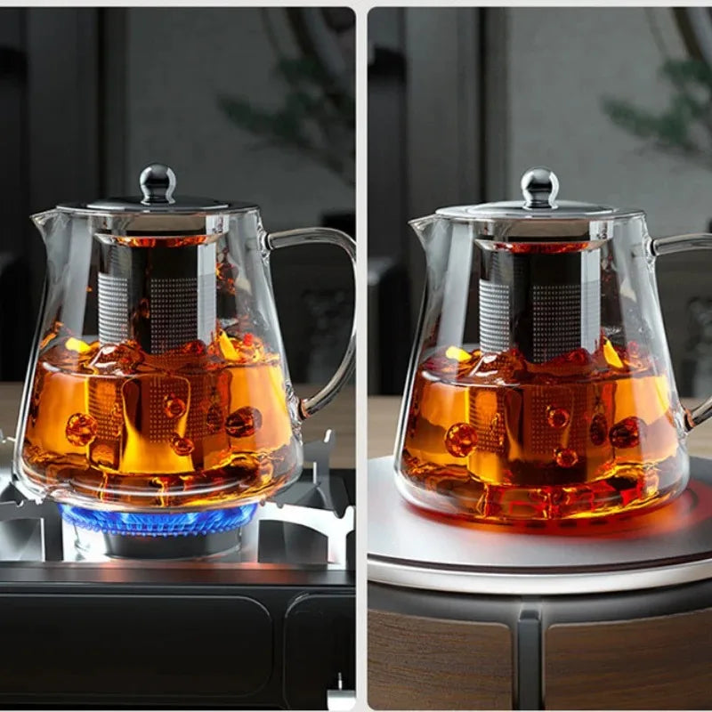 Elegant Glass Tea Kettle