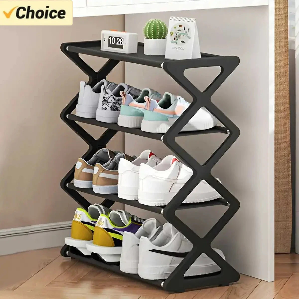 Smart X-Type Shoe Rack