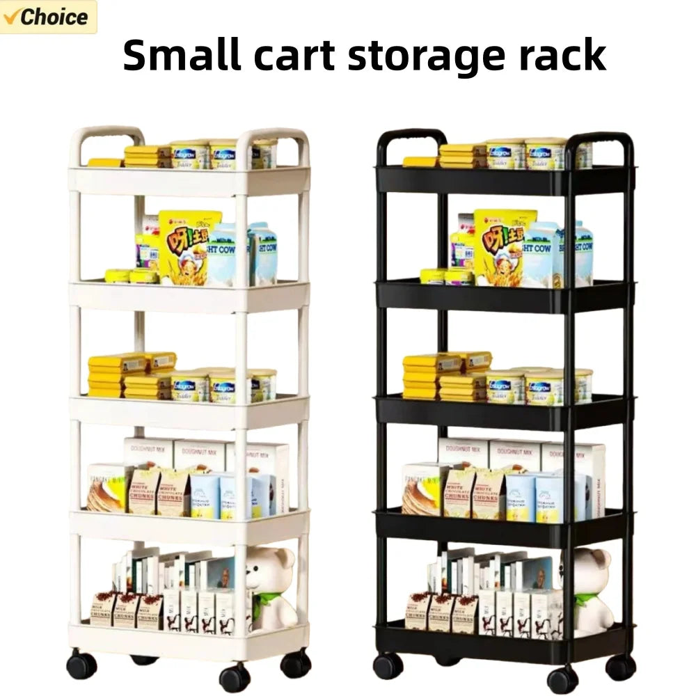 Easy-Access Kitchen Storage Trolley